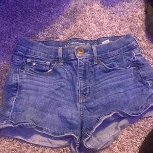 Jeans shorts by American Eagles outfitters. Size 4, & color blue